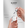 image:imageMelodySusie Thick Gel Nail Polish Set 2 Pcs 15ML Black amp White Gel Polish Set Soak Off UV LED White Gel Polish Christmas Gift for Women Nail Art Manicure Salon DIY Nail Design Decoration at Home15ML Clear Top Coat