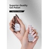 image:imageMelodySusie Thick Gel Nail Polish Set 2 Pcs 15ML Black amp White Gel Polish Set Soak Off UV LED White Gel Polish Christmas Gift for Women Nail Art Manicure Salon DIY Nail Design Decoration at HomeNeon Orange  Red
