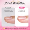 image:imageMelodySusie Thick Gel Nail Polish Set 2 Pcs 15ML Black amp White Gel Polish Set Soak Off UV LED White Gel Polish Christmas Gift for Women Nail Art Manicure Salon DIY Nail Design Decoration at Home15ML AirDry Peelable Base Coat
