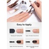 image:imageMelodySusie Thick Gel Nail Polish Set 2 Pcs 15ML Black amp White Gel Polish Set Soak Off UV LED White Gel Polish Christmas Gift for Women Nail Art Manicure Salon DIY Nail Design Decoration at HomeNeon Orange  Red
