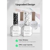 image:imageMelodySusie Thick Gel Nail Polish Set 2 Pcs 15ML Black amp White Gel Polish Set Soak Off UV LED White Gel Polish Christmas Gift for Women Nail Art Manicure Salon DIY Nail Design Decoration at Home2 Pcs 15ML Black  White Gel Polish Set