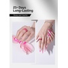 image:imageMelodySusie Thick Gel Nail Polish Set 2 Pcs 15ML Black amp White Gel Polish Set Soak Off UV LED White Gel Polish Christmas Gift for Women Nail Art Manicure Salon DIY Nail Design Decoration at Home2Pcs 15ml Neon Pink  Macaron Pink