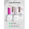 image:imageMelodySusie Thick Gel Nail Polish Set 2 Pcs 15ML Black amp White Gel Polish Set Soak Off UV LED White Gel Polish Christmas Gift for Women Nail Art Manicure Salon DIY Nail Design Decoration at Home2Pcs 15ml Neon Pink  Macaron Pink