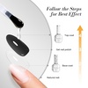 image:imageMelodySusie Thick Gel Nail Polish Set 2 Pcs 15ML Black amp White Gel Polish Set Soak Off UV LED White Gel Polish Christmas Gift for Women Nail Art Manicure Salon DIY Nail Design Decoration at Home2PCS 15ml Gel Top Coat Set