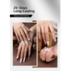 image:imageMelodySusie Thick Gel Nail Polish Set 2 Pcs 15ML Black amp White Gel Polish Set Soak Off UV LED White Gel Polish Christmas Gift for Women Nail Art Manicure Salon DIY Nail Design Decoration at HomeNeon Orange  Red