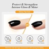 image:imageMelodySusie Thick Gel Nail Polish Set 2 Pcs 15ML Black amp White Gel Polish Set Soak Off UV LED White Gel Polish Christmas Gift for Women Nail Art Manicure Salon DIY Nail Design Decoration at Home2PCS 15ml Gel Top Coat Set