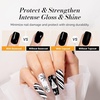 image:imageMelodySusie Thick Gel Nail Polish Set 2 Pcs 15ML Black amp White Gel Polish Set Soak Off UV LED White Gel Polish Christmas Gift for Women Nail Art Manicure Salon DIY Nail Design Decoration at Home2Pcs 15ml Top Coat  Base Coat