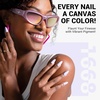 image:imageMelodySusie Thick Light Green Gel Nail Polish05fl oz Soak Off UV LED Mint Green Gel Polish Gift for Women Nail Art Manicure Salon DIY Nail Design Decoration at Home1666APurple White1668
