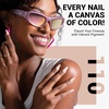 image:imageMelodySusie Thick Light Green Gel Nail Polish05fl oz Soak Off UV LED Mint Green Gel Polish Gift for Women Nail Art Manicure Salon DIY Nail Design Decoration at Home1666ASand Nude110