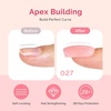 image:imageMelodySusie Top Coat Builder Gel Base Coat No Wipe Glossy Set Long Lasting Shine Finish Soak Off UV LED Nail Lamp Nail Polish Art Design Manicure Kit Perfect Gifts for Women Girls 3 Pcs 15ml ClearBuilder Gel 027 Dehydrator and Primer Se