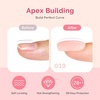image:imageMelodySusie Top Coat Builder Gel Base Coat No Wipe Glossy Set Long Lasting Shine Finish Soak Off UV LED Nail Lamp Nail Polish Art Design Manicure Kit Perfect Gifts for Women Girls 3 Pcs 15ml ClearBuilder Gel 019 Dehydrator and Primer Set