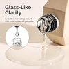 image:imageMelodySusie Top Coat Builder Gel Base Coat No Wipe Glossy Set Long Lasting Shine Finish Soak Off UV LED Nail Lamp Nail Polish Art Design Manicure Kit Perfect Gifts for Women Girls 3 Pcs 15ml ClearMatte Top Coat