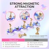 image:imageMelodySusie Update Nail Stand for Press Ons Cute Cat Claw Magnetic Base for Painting Display Holder with Reusable DoubleSided Tape for Home DIY Salon Supplies Rose PinkBlue heart