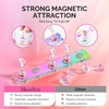 image:imageMelodySusie Update Nail Stand for Press Ons Cute Cat Claw Magnetic Base for Painting Display Holder with Reusable DoubleSided Tape for Home DIY Salon Supplies Rose PinkAurora