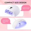 image:imageMelodySusie Update Nail Stand for Press Ons Cute Cat Claw Magnetic Base for Painting Display Holder with Reusable DoubleSided Tape for Home DIY Salon Supplies Rose PinkTransparent