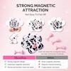 image:imageMelodySusie Update Nail Stand for Press Ons Cute Cat Claw Magnetic Base for Painting Display Holder with Reusable DoubleSided Tape for Home DIY Salon Supplies Rose PinkSpotted Cat paw