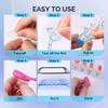 image:imageMelodySusie Update Nail Stand for Press Ons Cute Cat Claw Magnetic Base for Painting Display Holder with Reusable DoubleSided Tape for Home DIY Salon Supplies Rose PinkBlue