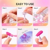 image:imageMelodySusie Update Nail Stand for Press Ons Cute Cat Claw Magnetic Base for Painting Display Holder with Reusable DoubleSided Tape for Home DIY Salon Supplies Rose PinkPink Cat paw