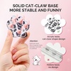 image:imageMelodySusie Update Nail Stand for Press Ons Cute Cat Claw Magnetic Base for Painting Display Holder with Reusable DoubleSided Tape for Home DIY Salon Supplies Rose PinkSpotted Cat paw