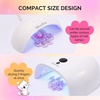 image:imageMelodySusie Update Nail Stand for Press Ons Cute Cat Claw Magnetic Base for Painting Display Holder with Reusable DoubleSided Tape for Home DIY Salon Supplies Rose PinkPink Cat paw