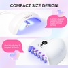 image:imageMelodySusie Update Nail Stand for Press Ons Cute Cat Claw Magnetic Base for Painting Display Holder with Reusable DoubleSided Tape for Home DIY Salon Supplies Rose PinkBlue heart