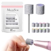 image:imageMelodySusie 10 Pcs Nail Drill Bits Sponge Nail Sanding Bands for Natural Nails 120 Grit for Manicures and Pedicure MulticolorMulticolor