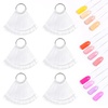 image:imageMelodySusie 100 Pcs Nail Swatch Sticks with Ring Clear Swatches for Gel Polish Transparent Acrylic Practice Tips Suitable for Displaying Colors Training Nail Art for Beginners and Professionals300 Pcs