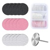 image:imageMelodySusie 150180240 Grit Pink Sandpaper Sheets 15 PCS Pre Polishing Adhesive Replacement with Dual Ended Cuticle Pusher Nail Bit Manicure Pedicure for Nail amp Foot Dead Skin Removed in Salon HomeMulticolor