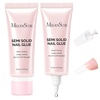 image:imageMelodySusie 2PCS Super Strong Nail Glue Semi Solid Nail Glue Press On Nails Quick Drying No UV Lamp Needed Long Lasting Nail Glues DIY Home Salon Manicure 15ml15ML2PCS