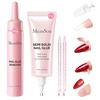image:imageMelodySusie 2PCS Super Strong Nail Glue Semi Solid Nail Glue Press On Nails Quick Drying No UV Lamp Needed Long Lasting Nail Glues DIY Home Salon Manicure 15ml20ML15ML
