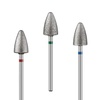 image:imageMelodySusie 3Pcs 8mm Diamond Pedicure Cone Drill Bits Set for Cracked Skin Corns Callus Removal Feet Filing Nails For Manicure and PedicureSilver