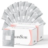 image:imageMelodySusie 6PCS Gel Polish Remover Tools Kit  10 Clips 100 LintFree Wipes Files 100180 Buffer Block 4004000 Brush Cuticle Pusher Purple400pcs