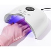 image:imageMelodySusie Compact LED UV Nail Lamp with UV Gloves PPLUS30A Nail Dryer with Smart Sensor Cures All Gels Especially Rhinestone Glue Liner amp Cat Eye Gel Polishes for Advanced DIY at Home WhiteWhite