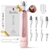 image:imageMelodySusie Cordless Pedicure amp Manicure Nail Drill Kit PC760G for SalonQuality Foot Care for Home amp Travel Rechargeable with 5 Speeds 8in1 Bits 360 LED Light amp AntiDust ShieldPink Rose Gold