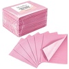 image:imageMelodySusie Disposable Nail Mats 50Pcs 3Ply Absorbent Nail Art Table Pads with PE Backing 18 x 13 Nail Desk Protection for Manicure Pedicure Salon Home DIY Pink50Pcs Pink