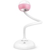 image:imageMelodySusie Gooseneck Cordless UV Nail Lamp with Adjustable Light Angle SPro09M 2in1 Rechargeable Fast Curing Nail Dryer Cures All Gels Especially Rhinestone Glue amp Liner Gel PolishMatte Pink Nail Art Lamp