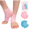 image:imageMelodySusie Moisturizing Heel Socks for Cracked Heel TreatmentUniversal StyleSuitable for Home and Salon UseSize RegularGray and Blue2 Pairspink and blue