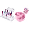 image:imageMelodySusie Nail Drill Bits Holder with 12 Holes and Nail Art Tools Storage Box