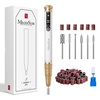 image:imageMelodySusie Portable Nail DrillProfessional 30000 RPM Cordless Electric Nail File for Acrylic Gel NailsSM220E Rechargeable Efile Set Manicure Pedicure Tool with Nail Drill Ceramic BitSanding Bands