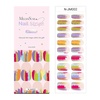 image:imageMelodySusie Semi Cured Gel Nail Strips Rainbow Graffiti Works with Nail lamp SalonQuality Long Lasting Easy to Apply amp Remove  Includes 30Pcs 2 Prep Pads Nail File amp Wooden Stick
