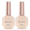 image:imageMelodySusie Top Coat Builder Gel Base Coat No Wipe Glossy Set Long Lasting Shine Finish Soak Off UV LED Nail Lamp Nail Polish Art Design Manicure Kit Perfect Gifts for Women Girls 3 Pcs 15ml Clear2 Top Coat