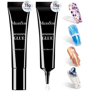 image:imageMelodySusie 15g Pinpoint Nail Rhinestone Glue for Nails Super Strong Gel for Nail Charms Gems 3D Nail Gel UV Nail Glue for Nail Art Design Nail Chrome15g2