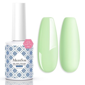 image:imageMelodySusie 2PCS Clear Blooming Gel and Top Coat Set for Nail Design Marble Watercolor UV Gel Nail Polish Spreading Effect Sheer Painting Gel Nail Art Supplies Nail Salon Manicure at Home for WomenNeon Lime GreenB1301