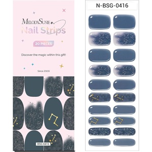 image:imageMelodySusie 30PCS Semi Cured Gel Nail Strips Classic White French Works with Nail Lamp Salon Quality Long Lasting Easy to Apply and Remove Includes 2 Prep Pads Nail File and Wooden StickMidnight Horoscope
