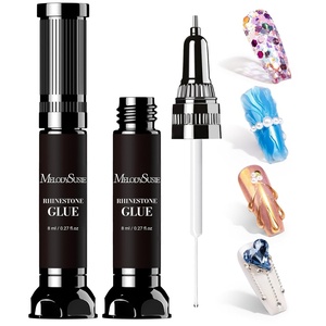 image:imageMelodySusie 3D Gel Nail Art Clear Sculpting Gel No Wipe Nail Art Gel for Molding Painting Chrome Powder amp Rhinestone Glue UVLED Cured 3D Nail Design 15g8ml2