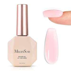 image:imageMelodySusie 3PCS 15ML Nude and Pink Base Colors Builder Gel Set for Nails Thickening Soak Off UV Extension Gel Rhinestone Glue in a Bottle for Nail Art Design Gift for Women DIY Manicure at HomeNude Pink104