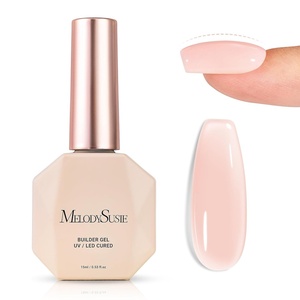 image:imageMelodySusie 3PCS 15ML Nude and Pink Base Colors Builder Gel Set for Nails Thickening Soak Off UV Extension Gel Rhinestone Glue in a Bottle for Nail Art Design Gift for Women DIY Manicure at Home19