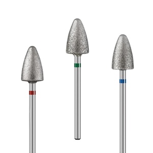 image:imageMelodySusie 50MM Bud Shape Pedicure Bit 332 Carbide Tungsten Bits Suitable for Remove Forefoot Calluses Cuticle Dead Skin Nail Prepare Beginners Bits Silver Series BitS CoarseSilver
