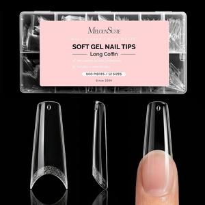 image:imageMelodySusie 9 in 1 No TPO Gel Nail Glue for False Nail Tips 2Pcs15ml Long Lasting UV Light Requiredas Base Coat Apex Building Blooming amp Rhinestone Gel Stong Adhesion Manicure Kit Salon HomeLong Ballerina