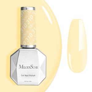 image:imageMelodySusie Black Gel Nail Polish 05fl oz Nails Soak Off UV LED Black Shimmer Gel Polish Gift for Women Nail Art Manicure Salon DIY Nail Design Decoration at Home1760ACreamy Yellow310